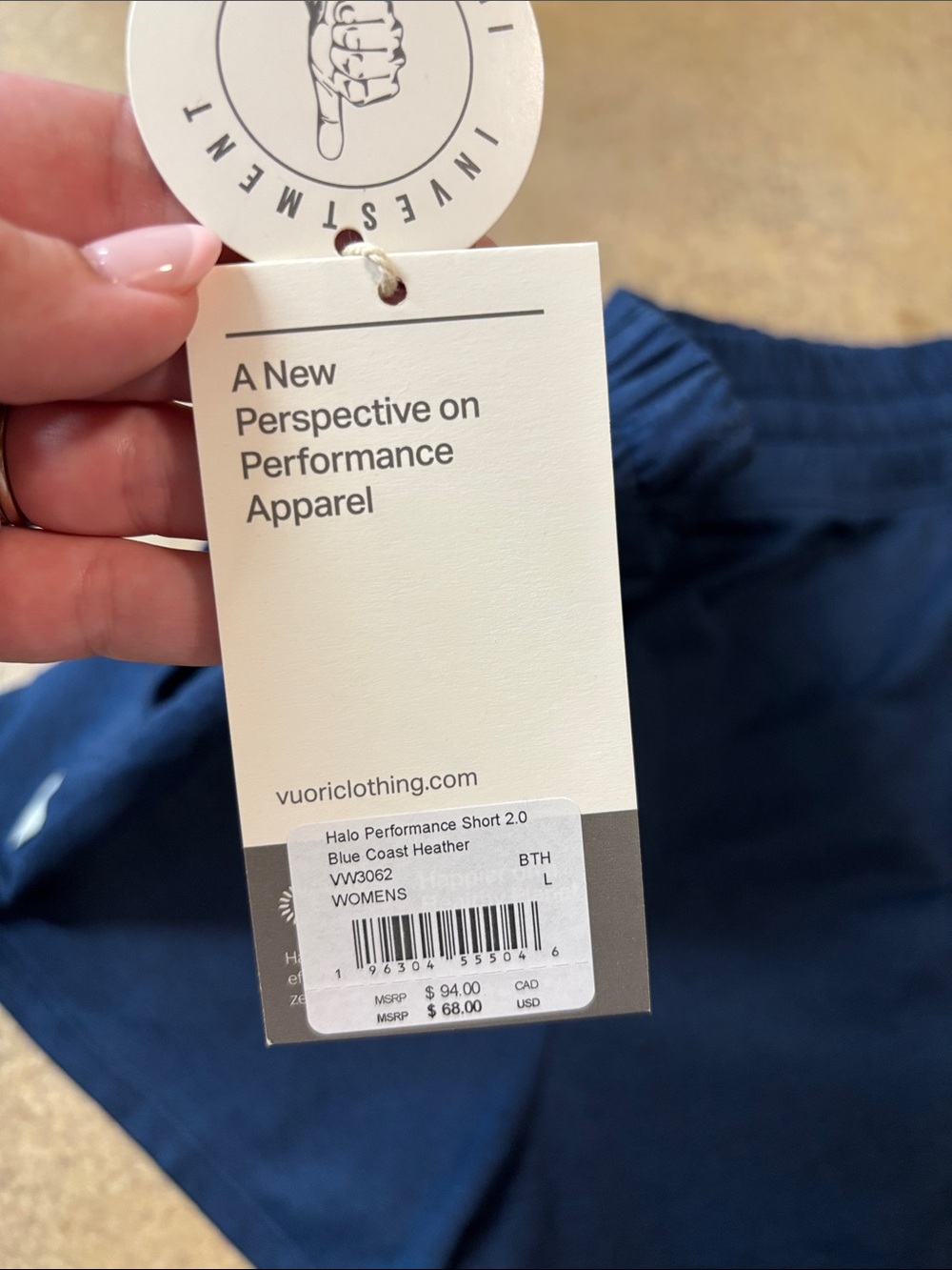 Vuori Halo Performance Shorts 2.0 - Picture 3 of 3